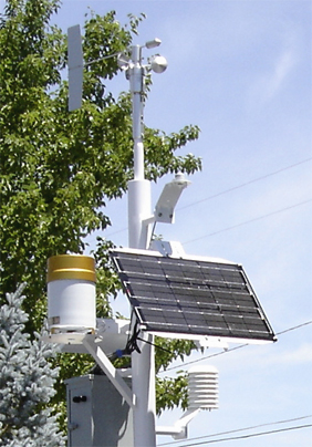 solar power weather station