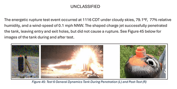 Weather conditions noted in the report.