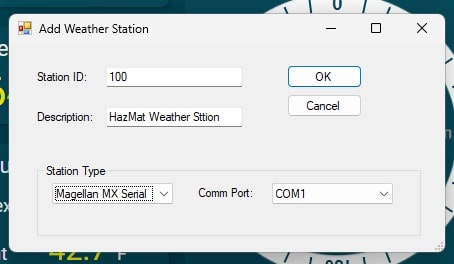 Weather Master - Add weather station