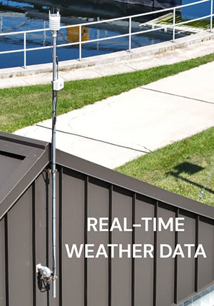 Orion Weather Station at a Bloomington-Normal WRD treatment Facility
