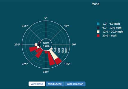 Weather Server wind rose
