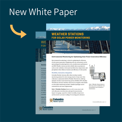 Environmental Monitoring for Optimizing Solar Power Generation Efficiency White Paper