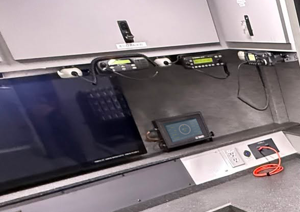 Interior shot with Weather Display